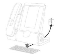 Alcatel-Lucent Enterprise ALE-100 Magnetic Alphabetic Keyboard Qwerty-Qwertz Or ALE-300/ALE-400/ALE-500 Deskphone 3ML37100DW