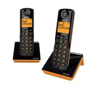 Telefoni cordless Alcatel S280 Ewe Duo DECT Nero/Arancione