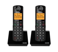 Telefoni cordless Alcatel S280 Duo neri