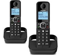 Telefoni fissi cordless Alcatel F860 Duo Nero