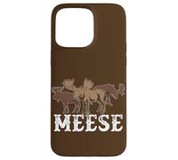 Alce American Wildlife Divertente Plurale Gioco di parole Meese Alce Custodia per iPhone 15 Pro Max