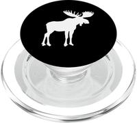 Alce Animal Alaska Canada Caccia Cacciatore di caccia - Divertente PopSockets PopGrip per MagSafe