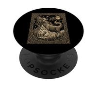 Alce celeste Totem Costellazione Foresta Montana PopSockets PopGrip Adesivo