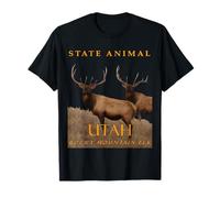 Alce di montagna animale del territorio dello Utah Maglietta