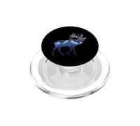 Alce maestoso nel paesaggio selvaggio della foresta di montagna PopSockets PopGrip per MagSafe