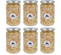 Alce Nero Fagioli Cannellini Biologici, Lessati, 300g, Confezione da 6