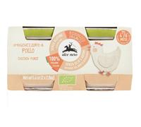 Alce Nero Omogeneizzati Carne Pollo Biologico Offerta 3 Confezioni da 2x80g