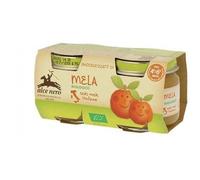 Alce Nero OMOGENEIZZATO DI MELA BABY FOOD BIO 2 X 80 G