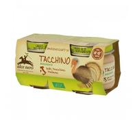 Alce Nero Omogeneizzato di Tacchino Biologico Offerta 3 Confezioni da 2x80g