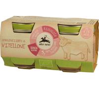 alce nero Omogeneizzato di vitellone baby food bio 2 x 80 g