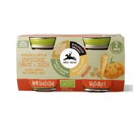 Alce Nero - Omogeneizzato Lenticchie Carote e Zucca 2x80gr