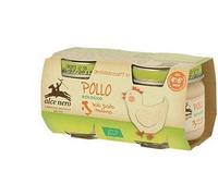 Omogeneizzato di pollo Baby Food Bio Alce Nero 80g*2