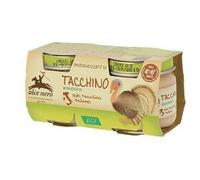 Omogeneizzato Tacchino Baby Food Bio 4-6M+ 2x80g