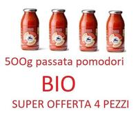 ALCE NERO PASSATA DI POMODORI BIO500g super offerta 4 pezzi