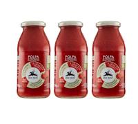 Alce Nero Polpa di Pomodoro Biologica, Set 3 Bottiglie da 500g, Pomodori dell'Emilia Romagna