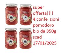 ALCE NERO POMODORO CON BASILICO -BIO 350g super offerta 4 confezioni