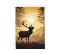 Alce Opere D'arte Benvenuto Giardino Bandiera 2x3 Ft No Fade Double Sided Casa Yard Bandiere Outdoor Banner Decor Per Cortile Portico Prato