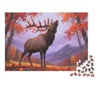 Alce Puzzle 1000 Pezzi Puzzle Per Adulti Wildlife Puzzle Difficile Sfida Puzzle Per Gioco Familiare Regalo Per Amore E Amico 1000pcs (75x50cm)