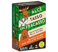 Alce Tasso Che Fracasso - Gioco di carte - Gioco Competitivo per Adulti e Bambini dai 7 Anni - 3-6 Giocatori - Durata 10min - Edizione Italiana