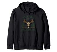 Alce, Zampa d'orso dell'Alaska Wilderness Pride, Ultima frontiera Felpa con Cappuccio