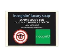 Alcea INCOGNITO LUXURY SOAP SAPONE SOLIDO CON OLIO DI CITRONELLA E COCCO 100 G