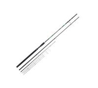 ALCEDO Green Line Power Feeder Canna da Pesca Feeder in Carbonio Alto e Intermedio Modulo, Azione Progressiva, 3 Cime in Carbonio, Anelli SiC. (3.60 MT - 90 GR)