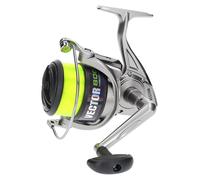 Alcedo Vector 8000 FD Mulinello da Surfcasting Imbobinato con Filo Giallo Fluorescente, Archetto Rinforzato, 2 Cuscinetti, Ideale per Pesca dalla Spiaggia, Neofiti e Pescatori Esperti