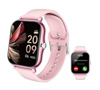 ALCENTIS Novità Smart Watch compatibile con iPhone e Android, cinturino rosa, touch screen 4,5 cm, chiamate e notifiche, dimensioni 24,5 x 3,4 x 1,1 cm