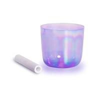 Alchemical Purple Clear, Crystal Yoga Singing Bowl, 6-8 ", Handmade, Meditation Props, Relieve Fatigue And Anxiety, Suitable For Beginners And Professionals, Send Percuss(7 Pollici)