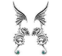 Alchemy Gothic Bestia Regalis Donna Orecchini Colore Argento Peltro