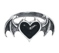 Alchemy Gothic Black Soul Ring - Q / 8.5