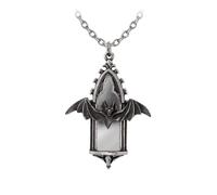 Alchemy Gothic Call of The Undead Unisex Collana nero/argento peltro
