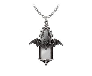 Alchemy Gothic Call of The Undead Unisex Collana Nero/Argento Peltro