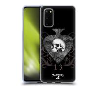 ALCHEMY GOTHIC CRANIO E CARTE CUSTODIA COVER MORBIDA IN GEL PER SAMSUNG PHONES 1