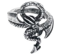 Alchemy Gothic Dragon's Lure - Anello da donna, colore: Argento, Peltro