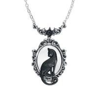 Alchemy Gothic Collana Feline Felicity Donna Colore Argento Peltro