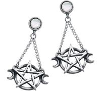 Alchemy Gothic Goddess Set di Orecchini Colore Argento
