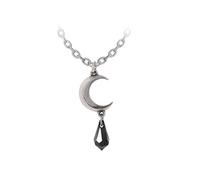 Alchemy Gothic Lacrime Della Luna - Pendente Nero - Nuovo Di Zecca