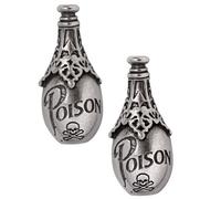 Alchemy Gothic Orecchini Lucrezia Bottle Poison in Peltro E486