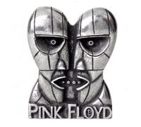 Alchemy Gothic Pink Floyd Division Bell Heads Spilla In Peltro Licenziata PC502