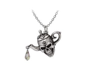 Alchemy Gothic Poison Brew Teapot Unisex Collana colore argento peltro