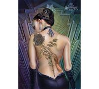 Alchemy Gothic Rose Des Folies Grande Tessuto Poster/Bandiera 1100mm x 750mm (H