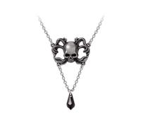 Alchemy Gothic Sweet Death Donna Collana Nero/Argento