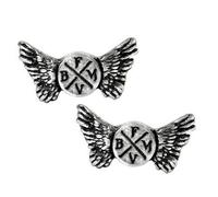 Alchemy of England Gotico Pallottola per il Mio Valentine Ali Logo Orecchini