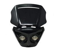 Alchemy Parts Fari Moto Maschera per Streetfighter o Cafe Racer Project - Nero - 12V/20W