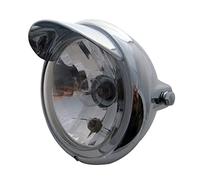 Alchemy Parts Universale Moto Classico Cromo Faro con Alta e Anabbaglianti