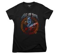 Alchemy T-Shirt Da Donna Ufficialmente Licenziata Age of Iron, Nero