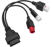 Alchiauto Cavo adattatore 3 Pin 4 Pin 6 Pin OBD2 per Yamaha motor Euro5 Moto per Honda Yamaha motorrad X- MAX T Racer, 3pin 4pin 5pin obd cable compatibile per Euro5 Guzzi Kawasaki Moto
