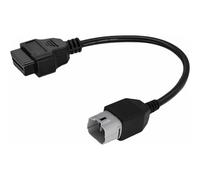 Alchiauto Cavo adattatore OBD 6 pin motorrad 6 pin a 16 pin moto obdii cavo diagnostico connctor compatibile con Suzuki moto moto