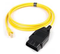 Alchiauto Cavo Ethernet OBD bmw cable OBDii Rj45 ENET OBDII per interfaccia codifica 2M compatible G F Series